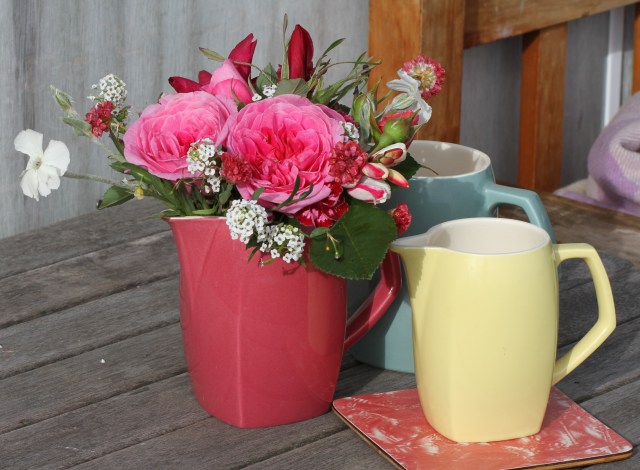 gertrude Jekyl roses cur flowers