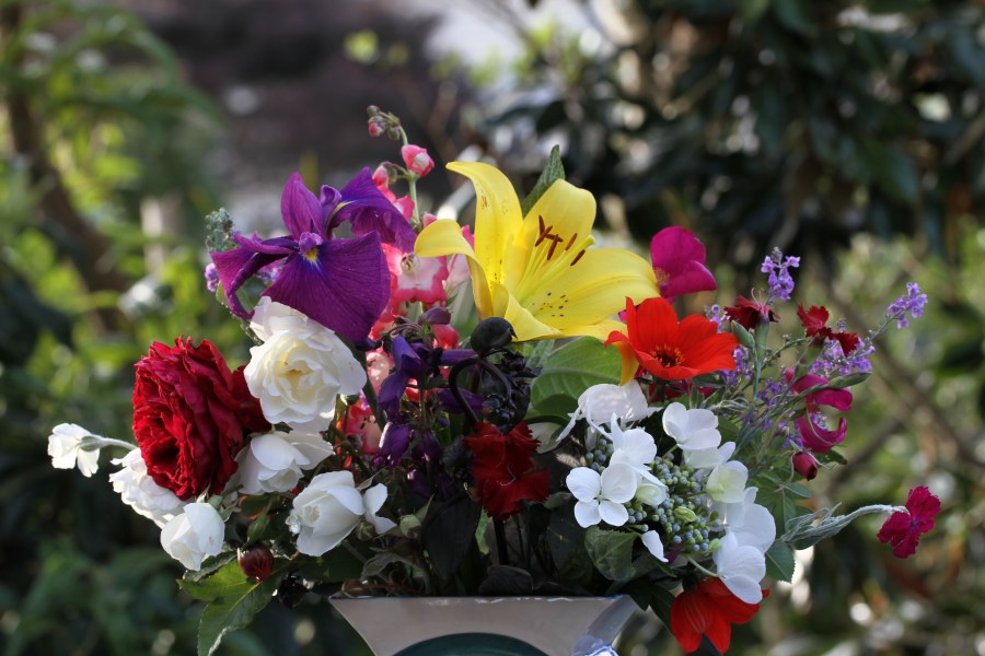 mixed cut flowers